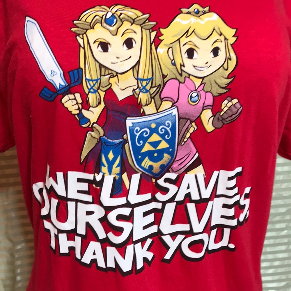 💎 Tough Princess Feminists Graphic T Shirt Zelda